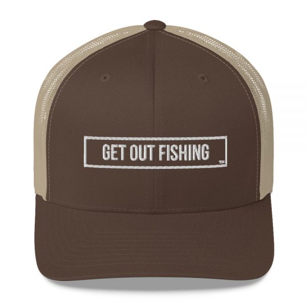 Yupoong Trucker Cap - Fishing shirts and hats - Get Out Fishing Classic Logo