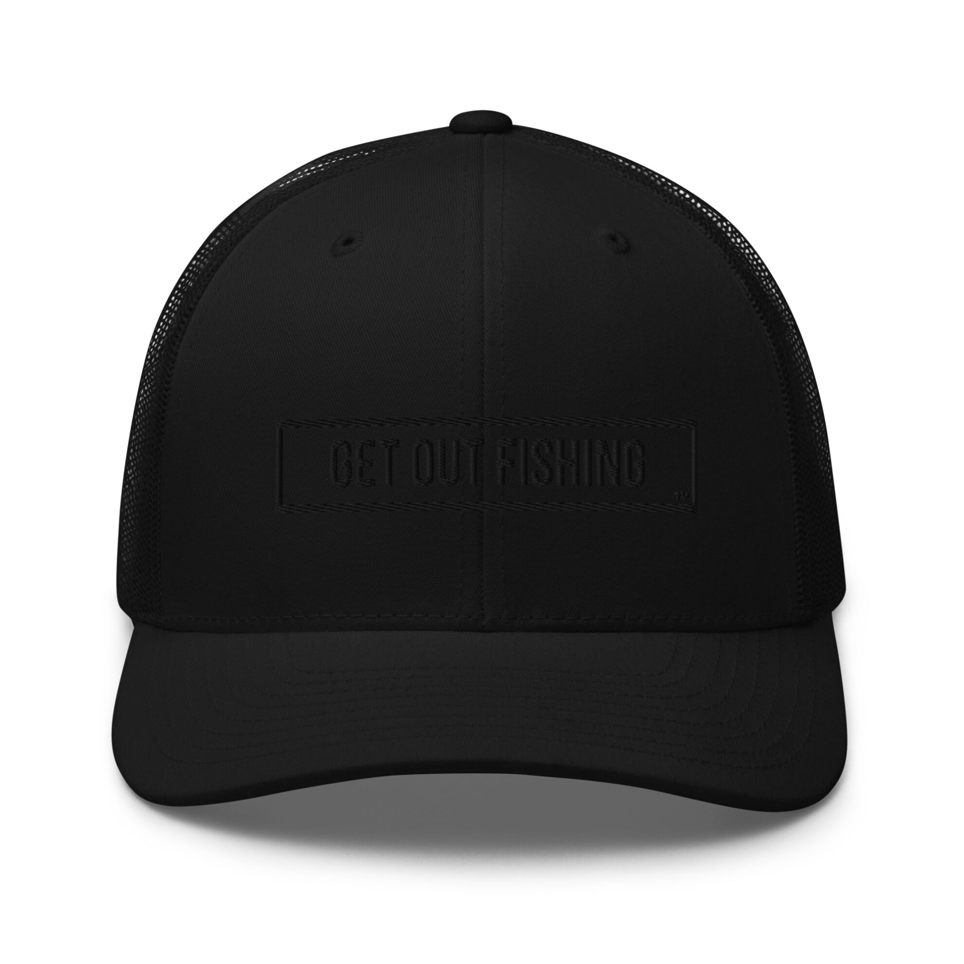 Black Out Get Out Fishing Logo Hat